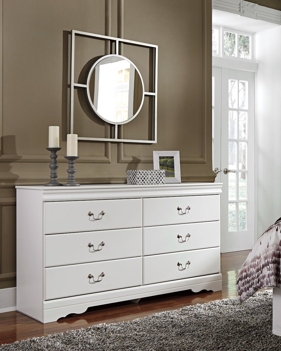 Anarasia - White - Six Drawer Dresser