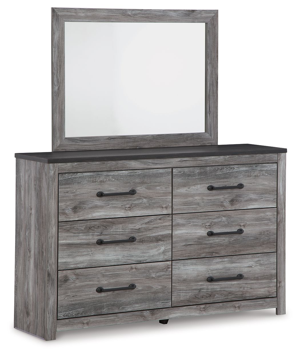 Bronyan - Dark Gray - Dresser And Mirror