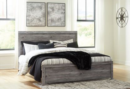 Bronyan - Dark Gray - King Panel Bed