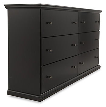 Maribel - Black - Six Drawer Dresser Furniture Warehouse Ohio Maribel - Black - Six Drawer Dresser Furniture Warehouse Ohio