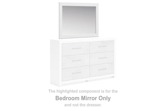 Charbitt - White - Bedroom Mirror