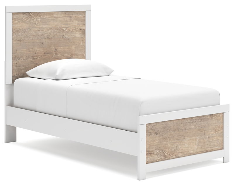 Charbitt - Two-tone - Twin Panel Bed