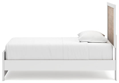 Charbitt - Two-tone - Twin Panel Bed