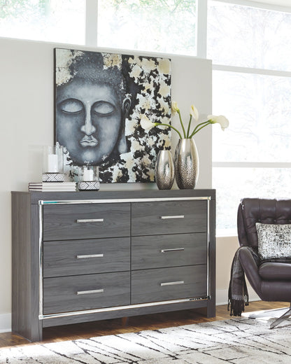 Lodanna - Gray - Six Drawer Dresser