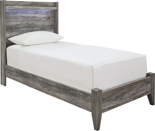 Baystorm - Gray - Twin Panel Bed