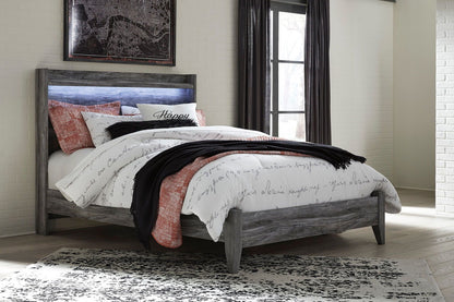 Baystorm - Gray - Queen Panel Bed