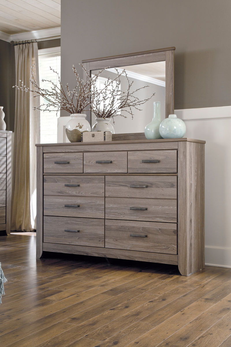 Zelen - Warm Gray - Seven Drawer Dresser