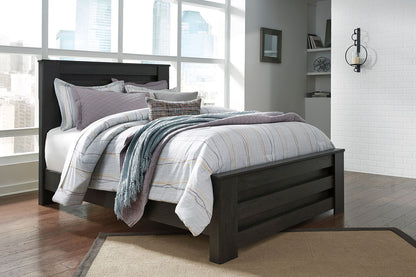 Brinxton - Charcoal - Queen Panel Bed