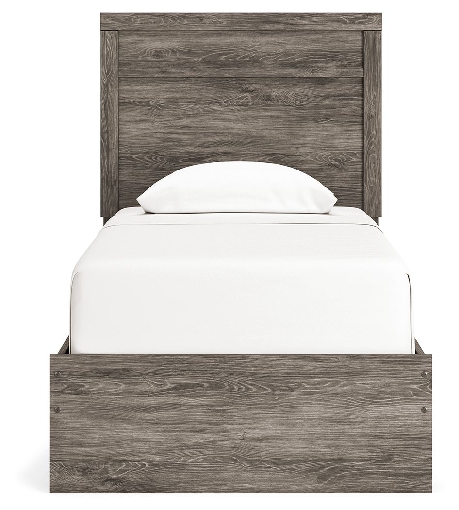 Ralinksi - Gray - Twin Panel Bed