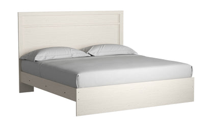 Stelsie - White - King Panel Bed