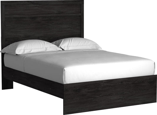 Belachime - Black - Full Panel Bed