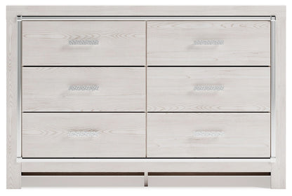 Altyra - White - Six Drawer Dresser