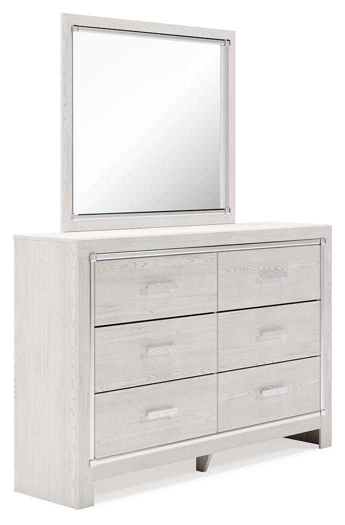 Altyra - White - Dresser, Mirror