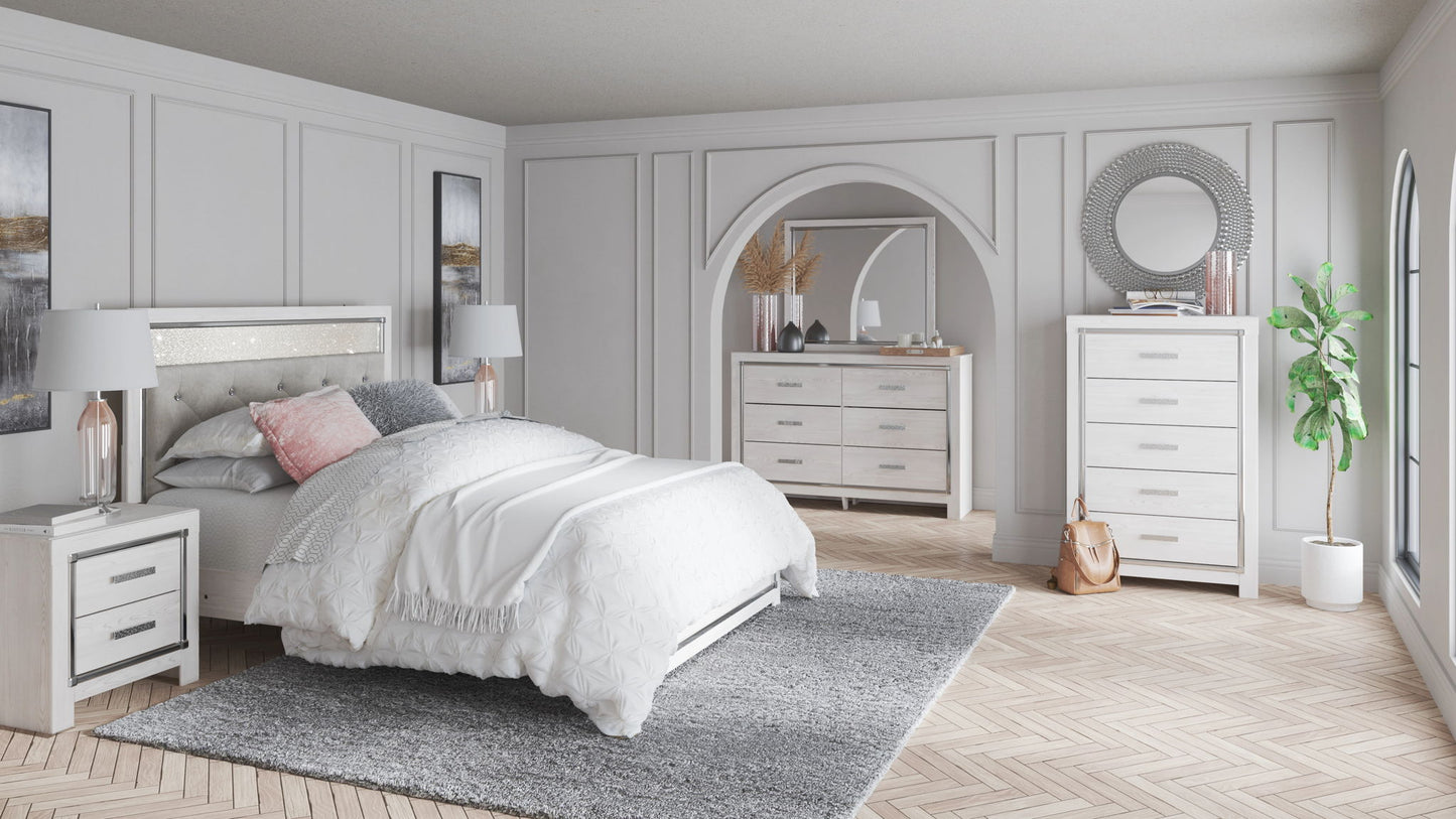 Altyra - White - Six Drawer Dresser