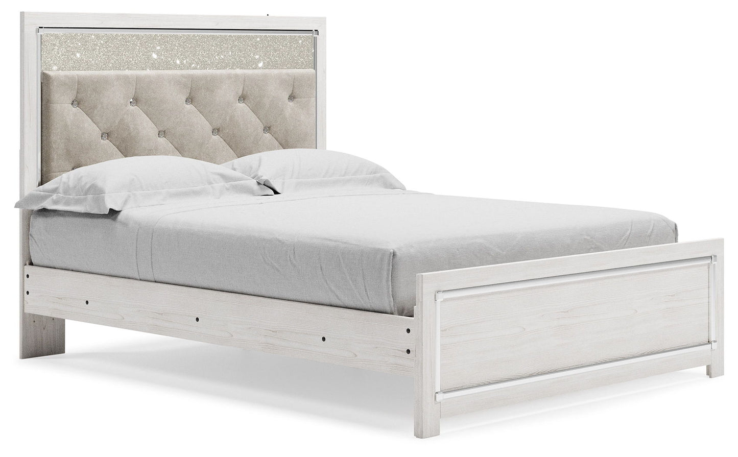 Altyra - White - Queen Panel Bed