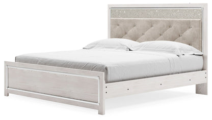 Altyra - White - King Panel Bed