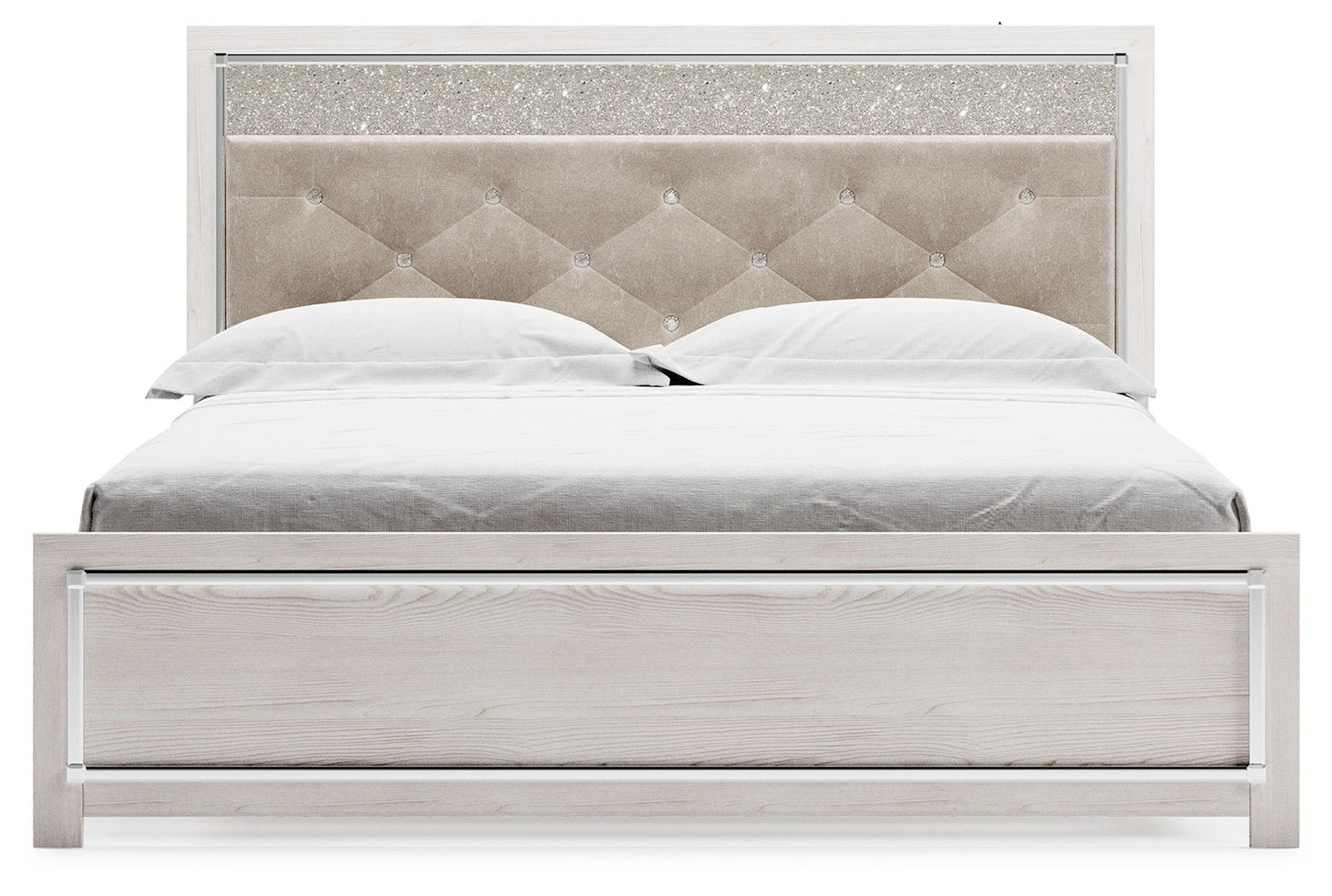 Altyra - White - King Panel Bed