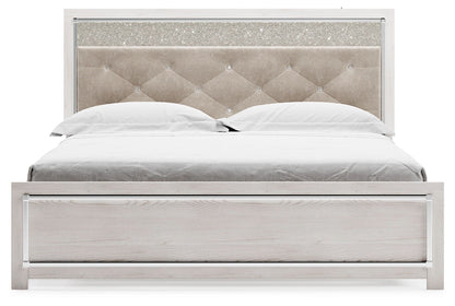 Altyra - White - King Panel Bed