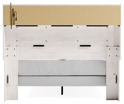 Altyra - White - Queen Panel Bookcase Bed