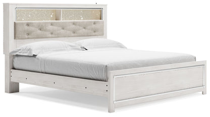 Altyra - White - King Panel Bookcase Bed