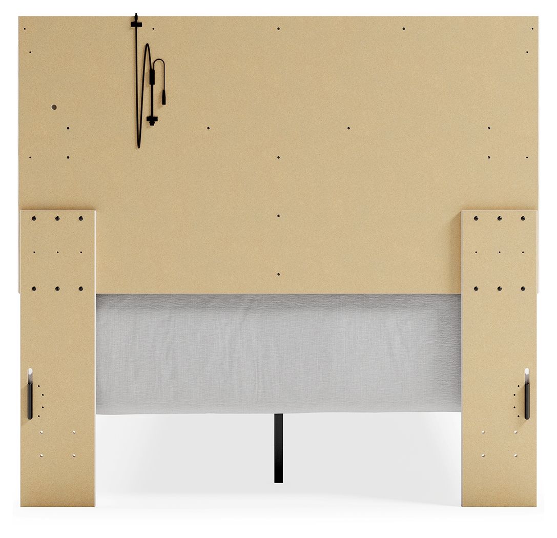 Altyra - White - Full Panel Bed