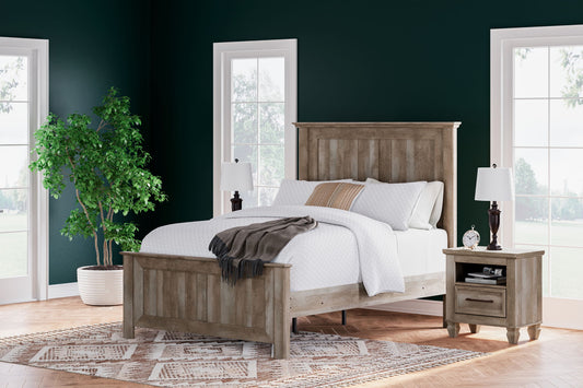 Yarbeck - Sand - Queen Panel Bed