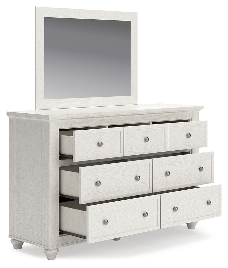 Grantoni - White - Dresser, Mirror