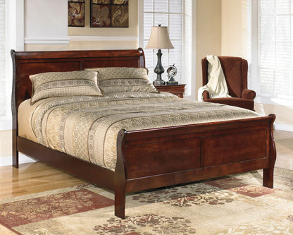 Alisdair - Dark Brown - California King Sleigh Bed