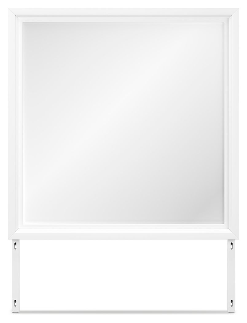 Fortman - White - Bedroom Mirror – Furniture Warehouse Ohio