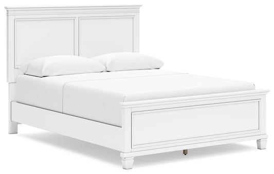 Fortman - White - Queen Panel Bed