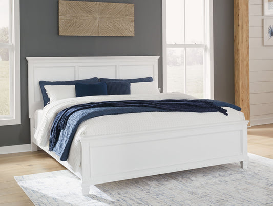 Fortman - White - King Panel Bed