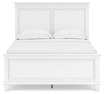 Fortman - White - Full Panel Bed