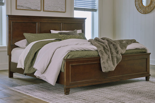 Danabrin - Brown - King Panel Bed