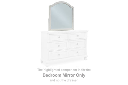 Robbinsdale - Antique White - Bedroom Mirror - Youth