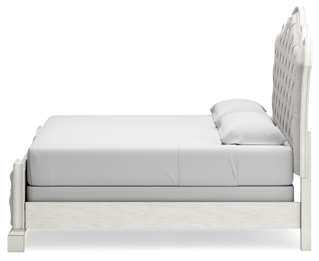 Arlendyne - Antique White - California King Upholstered Bed