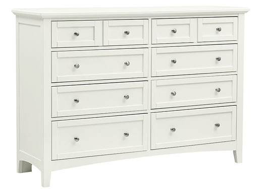 Bonanza - 8-Drawer Storage Dresser - White