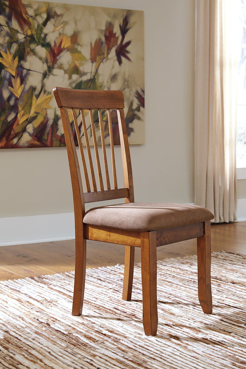 Berringer - Rustic Brown - 3 Pc. - Drop Leaf Table, 2 Side Chairs