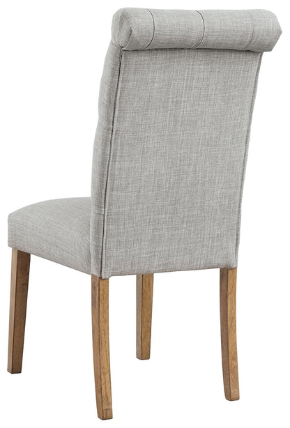 Harvina - Light Gray - Dining Uph Side Chair (Set of 2)