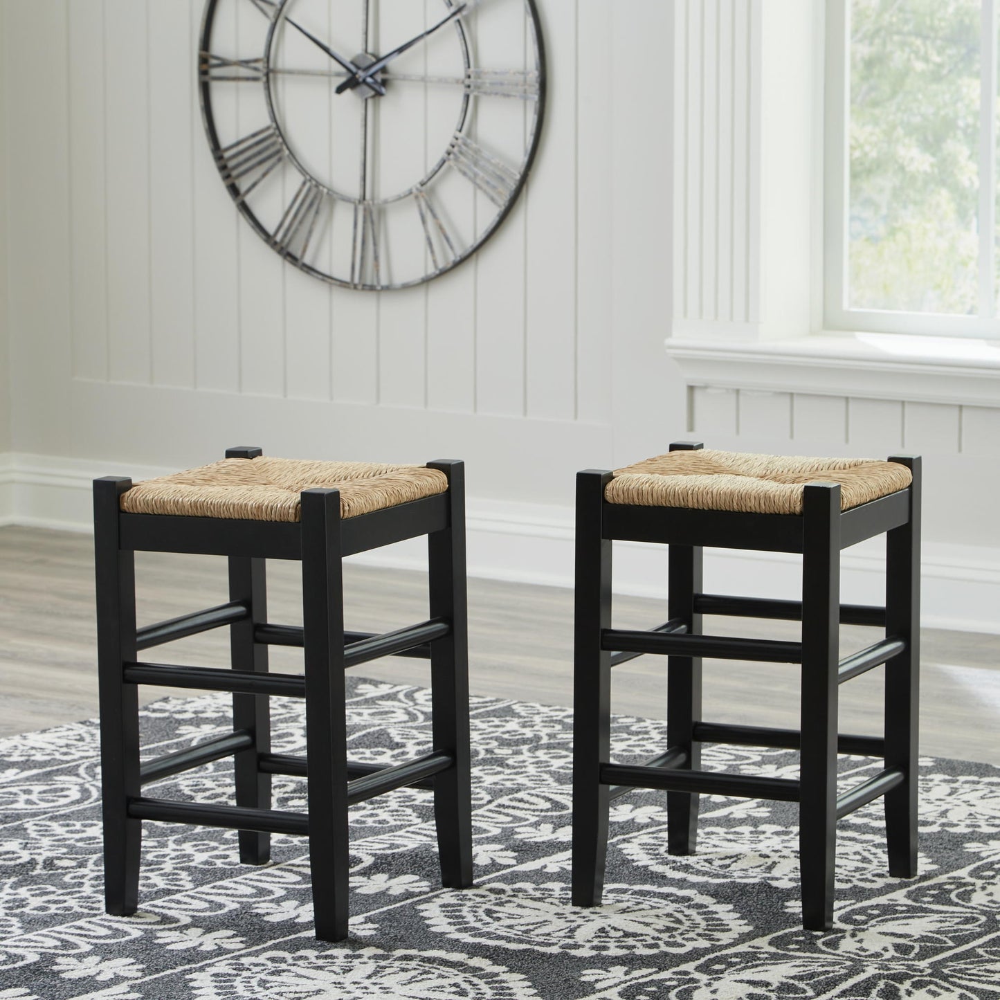 Mirimyn - Black - Stool (Set of 2)