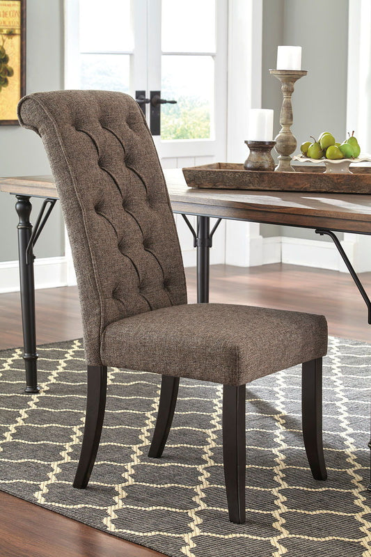 Tripton - Graphite - Dining Uph Side Chair (Set of 2)