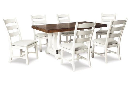 Ashley "Valebeck" Ext. Dining Table and 6 UPH Chairs