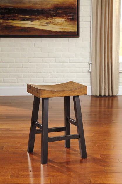 Glosco - Dark Brown - Stool (Set of 2)