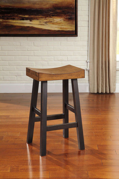 Glosco - Dark Brown - Tall Stool (Set of 2)