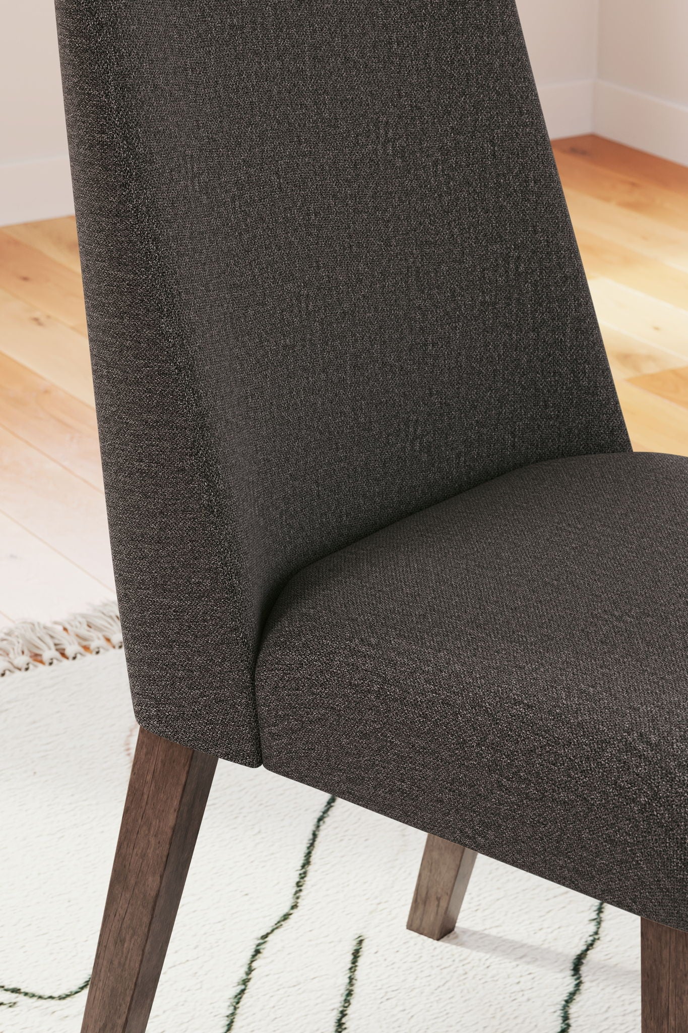 Lyncott - Charcoal / Brown - Dining Uph Side Chair (Set of 2)