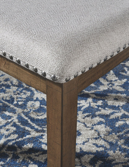 Moriville - Dark Gray- 5 Pc. - Extension Table, 4 Side Chairs