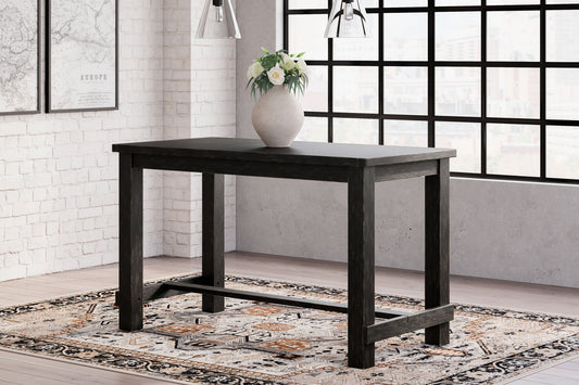 Jeanette - Black - Rect Dining Room Counter Table