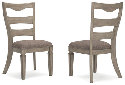 Lexorne - Gray - Dining Uph Side Chair (Set of 2)