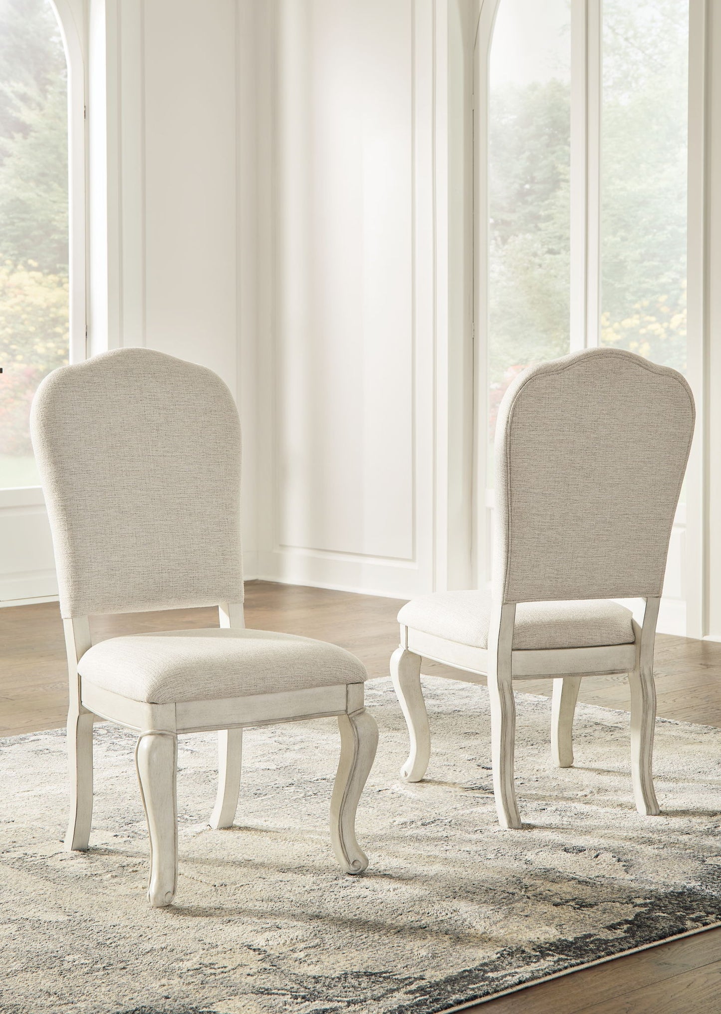 Arlendyne - Antique White - Dining Uph Side Chair (Set of 2)