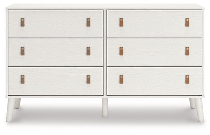 Aprilyn - White - Six Drawer Dresser