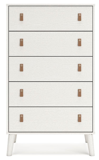 Aprilyn - White - Five Drawer Chest